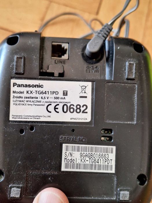 Panasonic KX-TGA461FX telefon bezprzewodowy słuchawka, baza, zasilacz