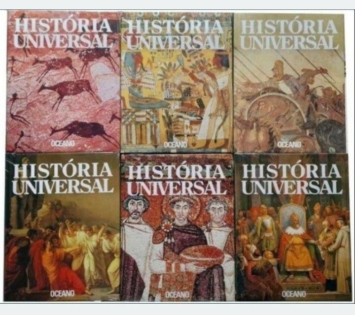 História Universal - 21 livros novos com atualização nas caixas originais
