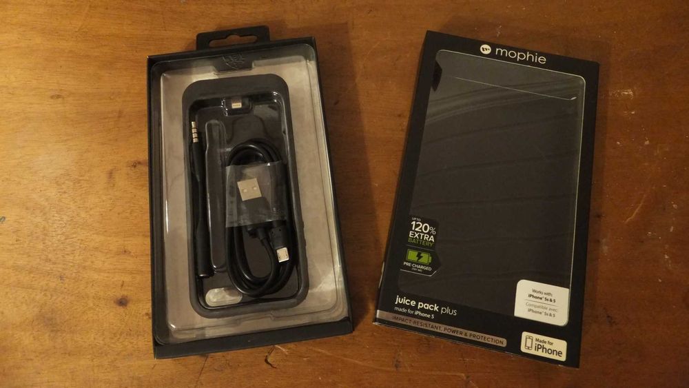 Mophie Juice Pack Plus iPhone 5/5S • Capa iPhone com bateria