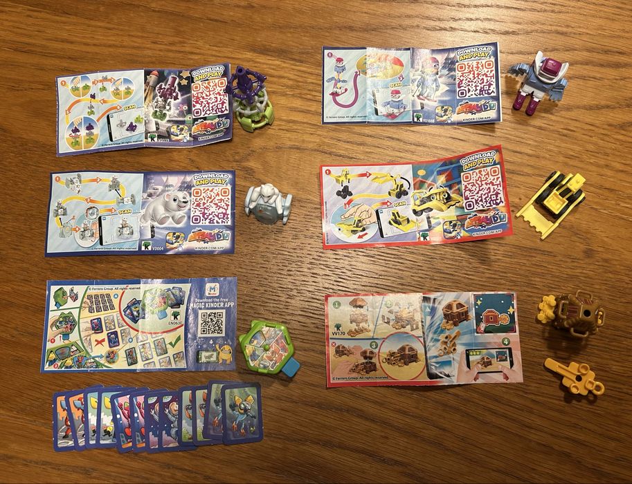 Kinder surpresa vários