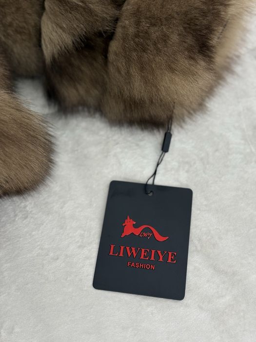 Шуба из финского песца под соболь