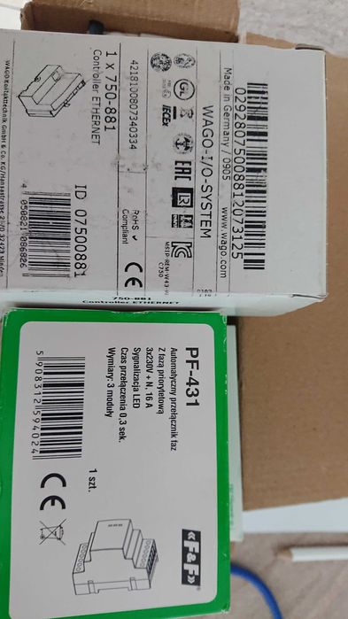 Programowalny sterownik PLC sieciowy Ethernet. WAGO 750-881