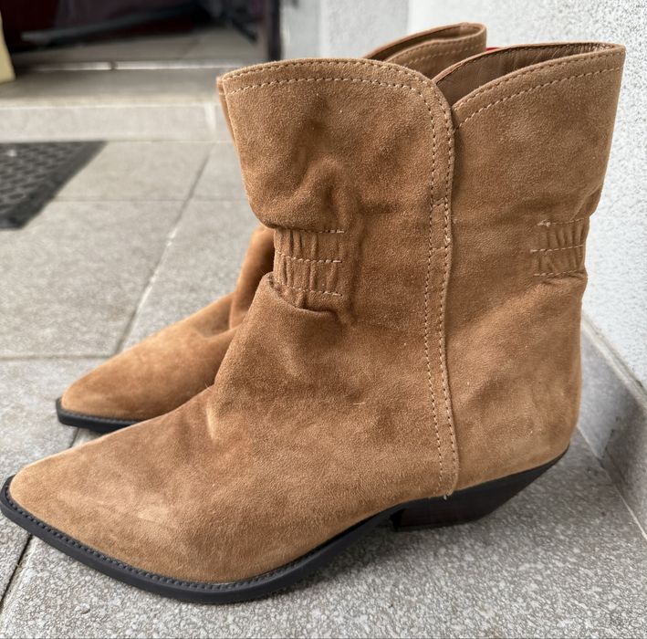 Botki Gino Rossi 38 karmel