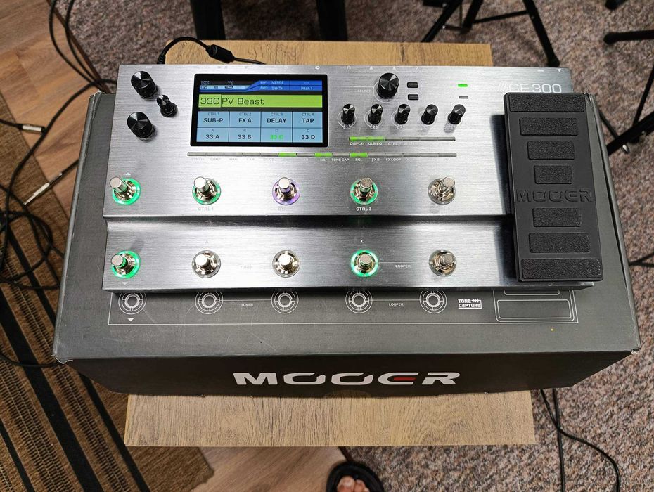 Mooer GE 300 - Amp Modelling, Synth & Multi efekt gitarowy