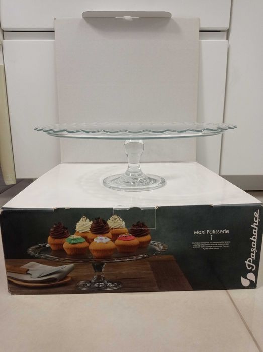Patera na nóżce Patisserie Maxi 37 cm PASABAHCE