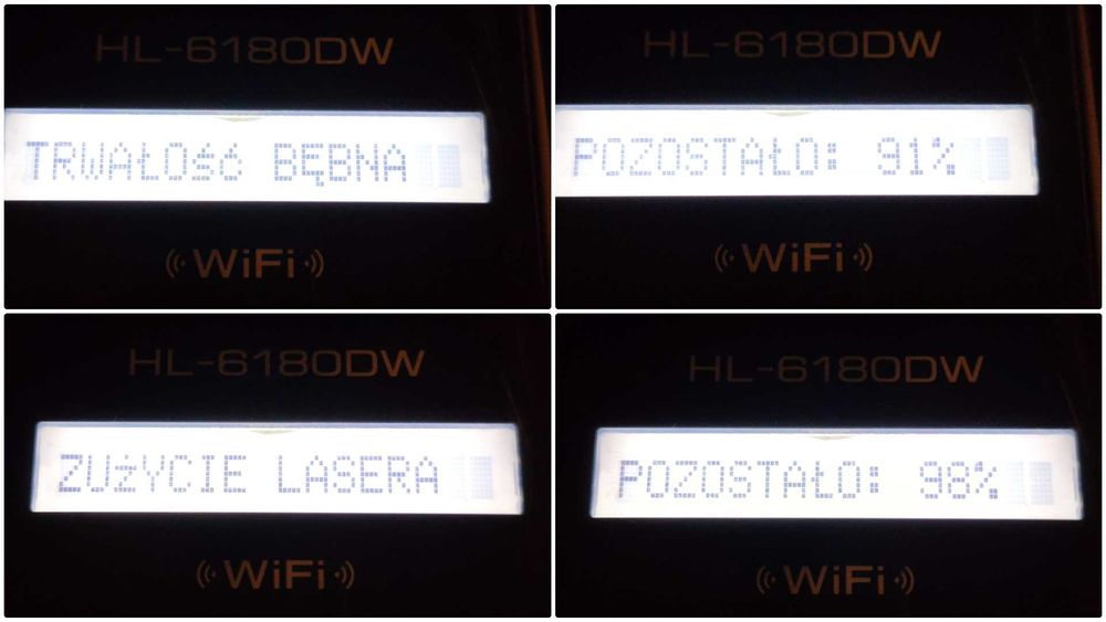 Drukarka WiFi, duplex, laserowa BROTHER HL-6180DW stan bdb