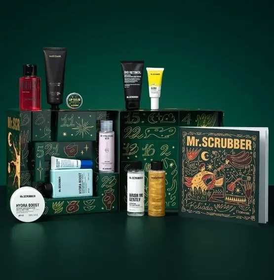 Адвент календар Коляда Mr.SCRUBBER набір косметики
