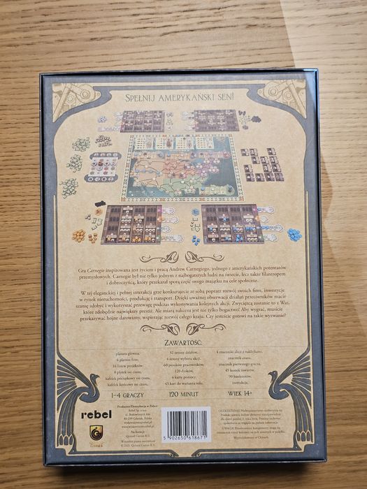 Carnegie gra planszowa + gratis