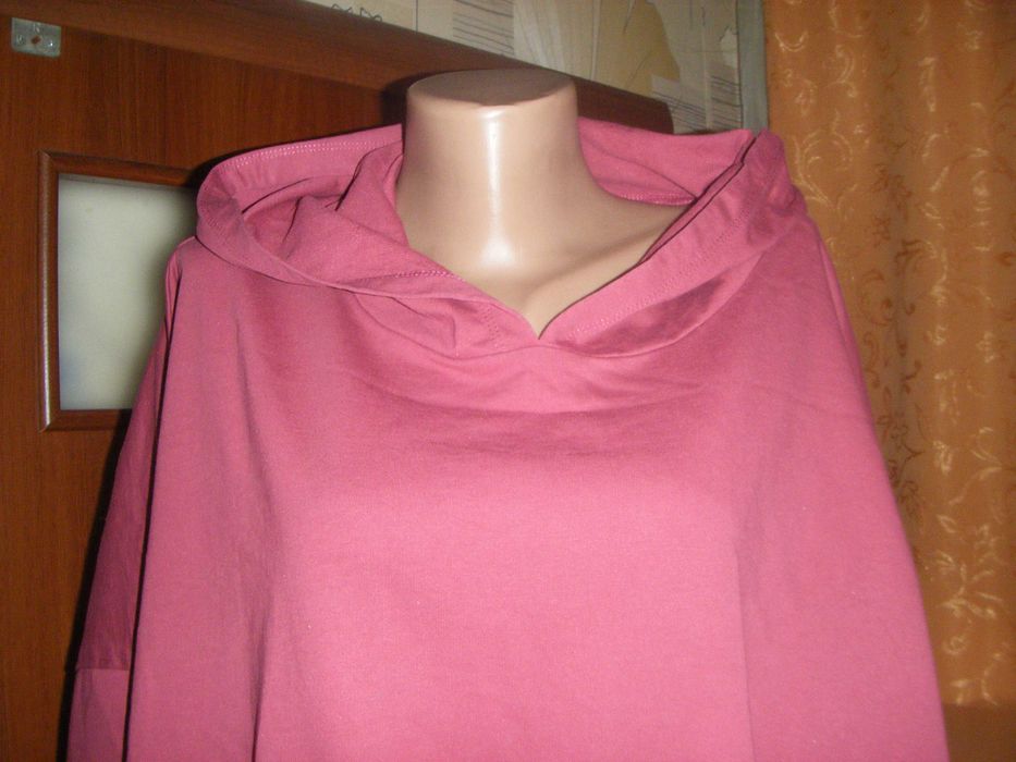 Трендовое платье с капюшоном, размер XL (54) 20 - 48