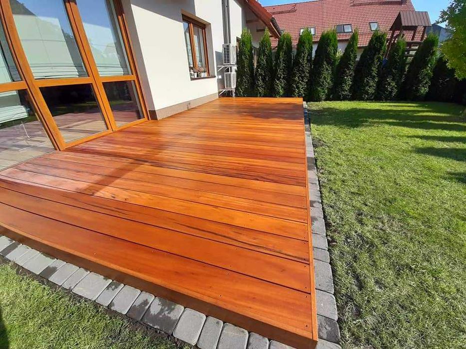 Deska Tarasowa egzotyczna Gładka TIGERWOOD 21x145  Fas KD