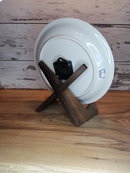 Zegar ceramiczny ścienny wiszący 27,5 cm ceramika Z.C. Bolesławiec