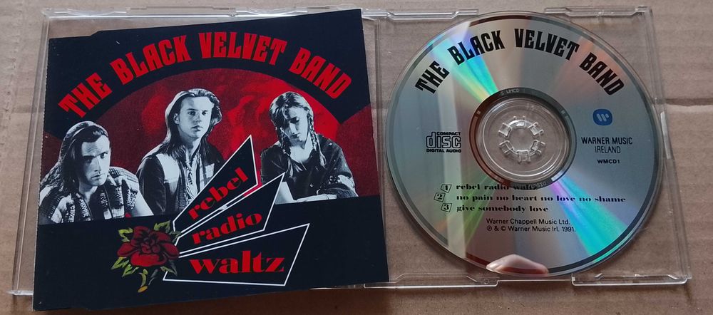 The Black Velvet Band: Rebel Radio Waltz CD SINGLE Irish Rock Folk