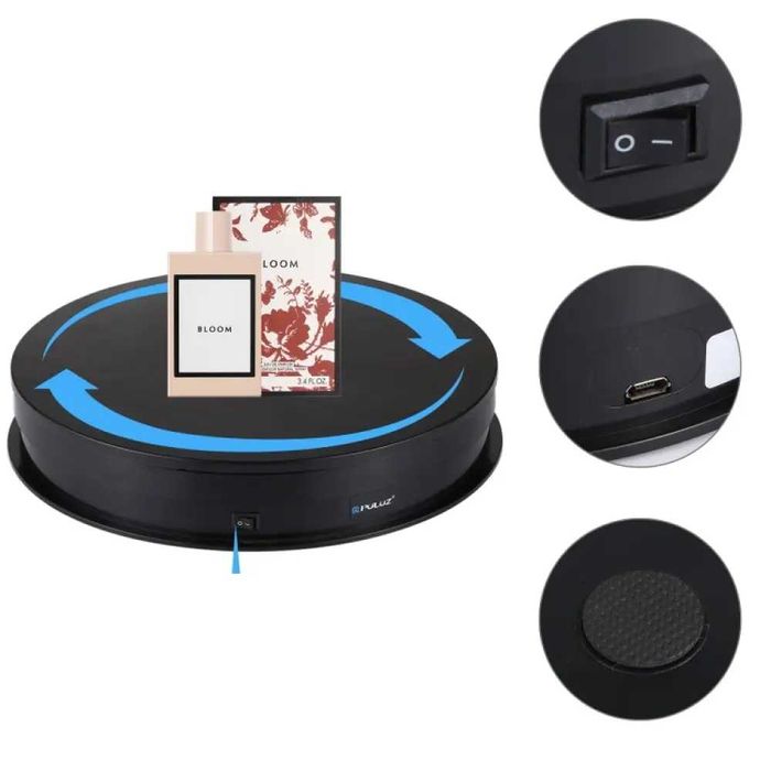 Предметний стіл поворотний 30см для фото-відеозйомки Puluz PU3049B