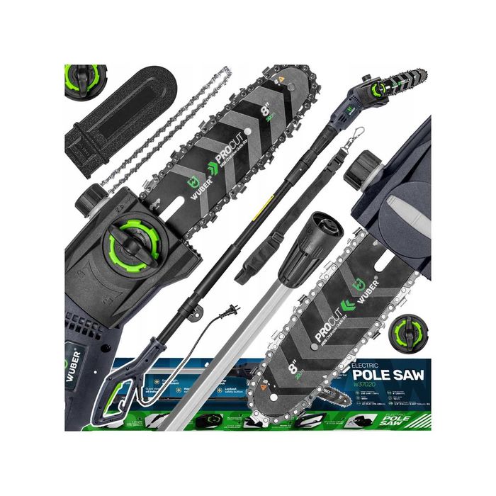 Elektryczna Piła Łańcuchowa Pilarka Na Wysięgniku Teleskopowym Wuber
