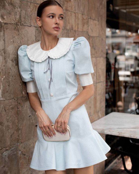 Сукня з італійського котону з твіловим шовком !! XS, S, M