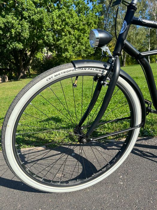 ROWER miejski męski 28 cruiser czarny holenderski 7 biegów shimano