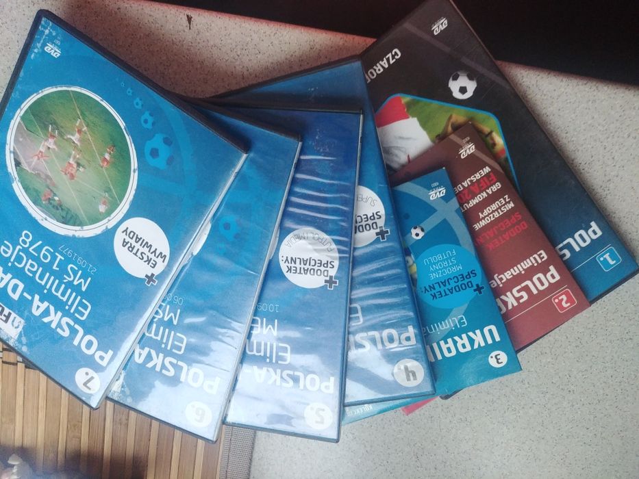 Kolekcja meczów Polski na 7 płytach DVD