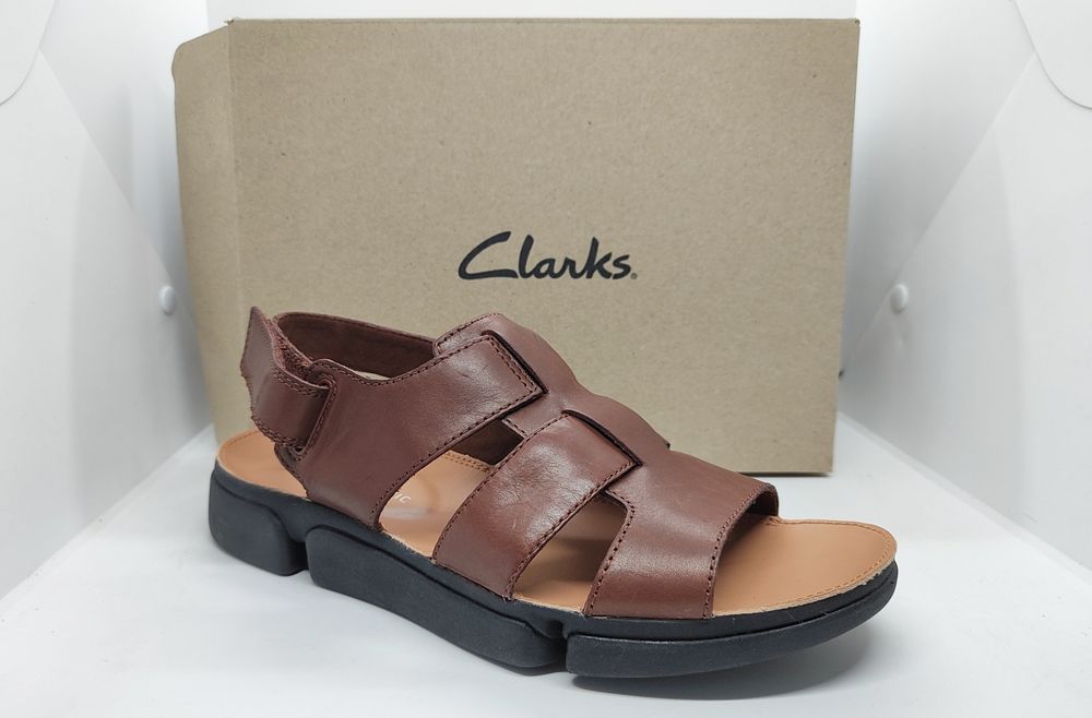 Кожаные 26,5 сандалии Clarks оригинал
