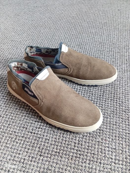 męskie półbuty wsuwane typu slip-on marki Dockers by Gerli r. 44