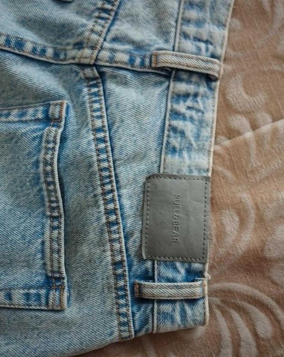 Calças de Ganga da Pull & Bear, estilo Mom Fit