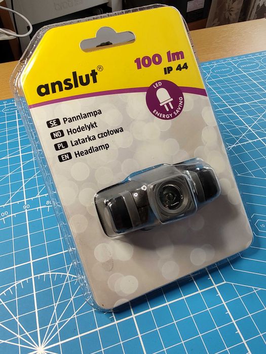 Czołówka Anslut LED 100 lm, 3 tryby, zasięg 20m, BATERIE GRATIS!
