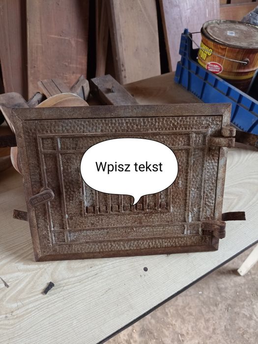 Stare drzwiczki do pieca