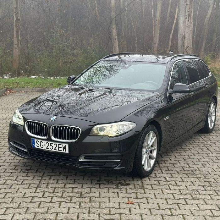 BMW Seria 5 F11, 2016, xDrive, stan bardzo dobry, nowe opony