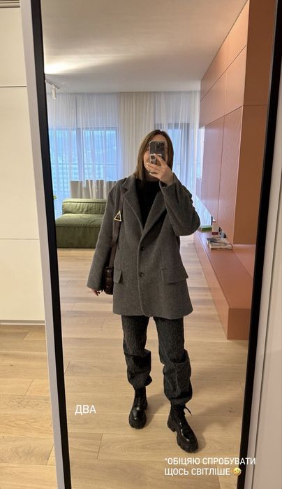 Шкіряні чоботи від Prada Оригінал