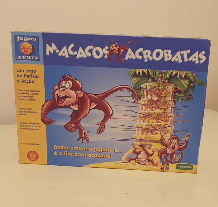 Concentra Jogo Mesa Macacos Acrobatas