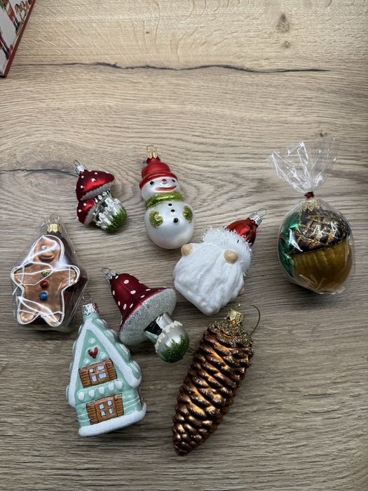 Ręcznie malowane bombki choinkowe