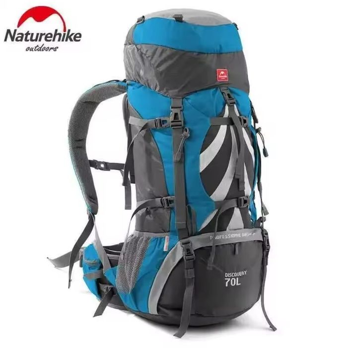 Рюкзак з каркасом трекінговий туристичний Naturehike 70 літрів , + вол