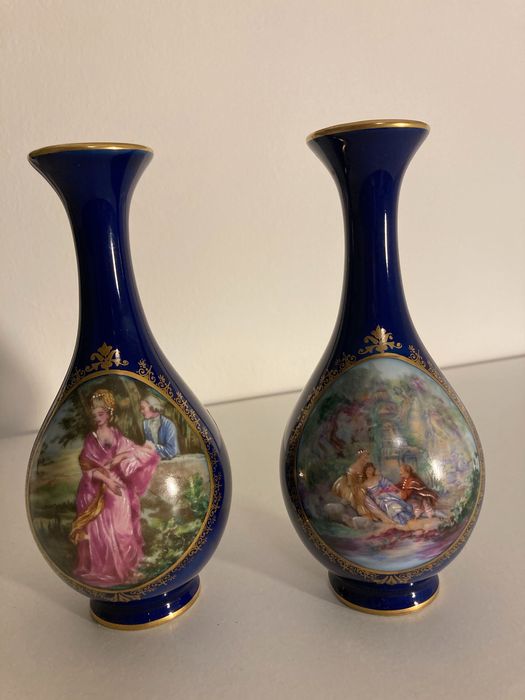 Par de jarras limoges