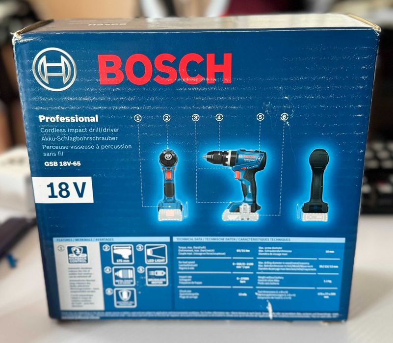 osch GSB 18V-65 Professional 06019N3300