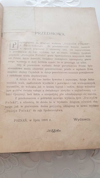 Dzieje Polski dwa tomy.