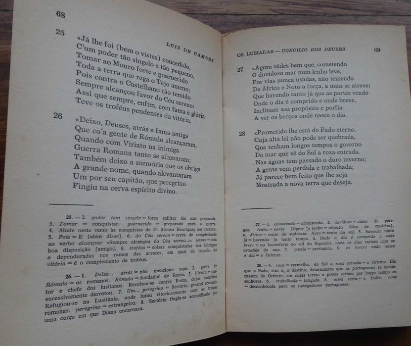 Os Lusíadas de Camões Trechos Escolhidos (Com Prefácio e Notas)