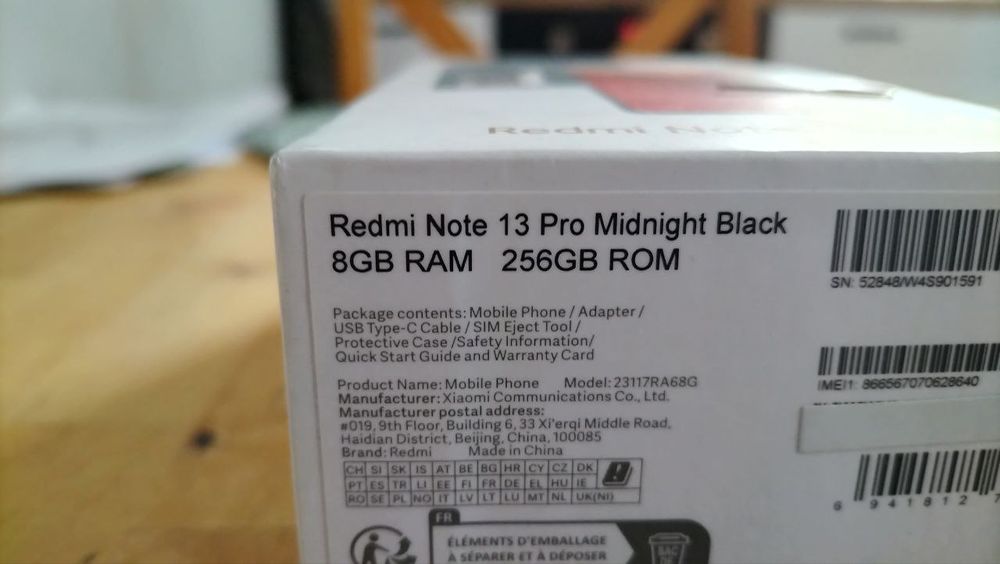 Xiaomi redmi note 13 pro 4g