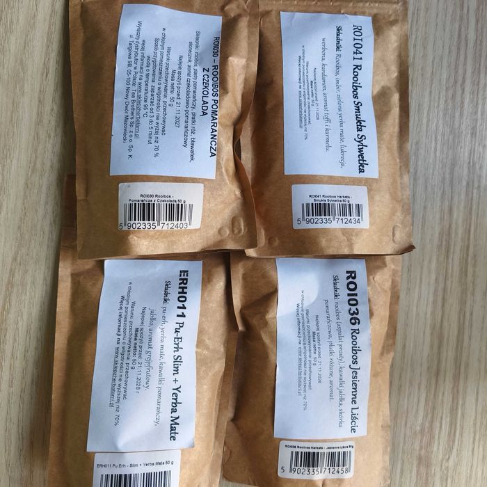 Zestaw herbatek owocowych rooibos 8x50g