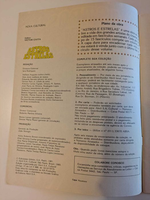 Fascículo n.º 8 Astros e Estrelas - Elvis Presley, 1985