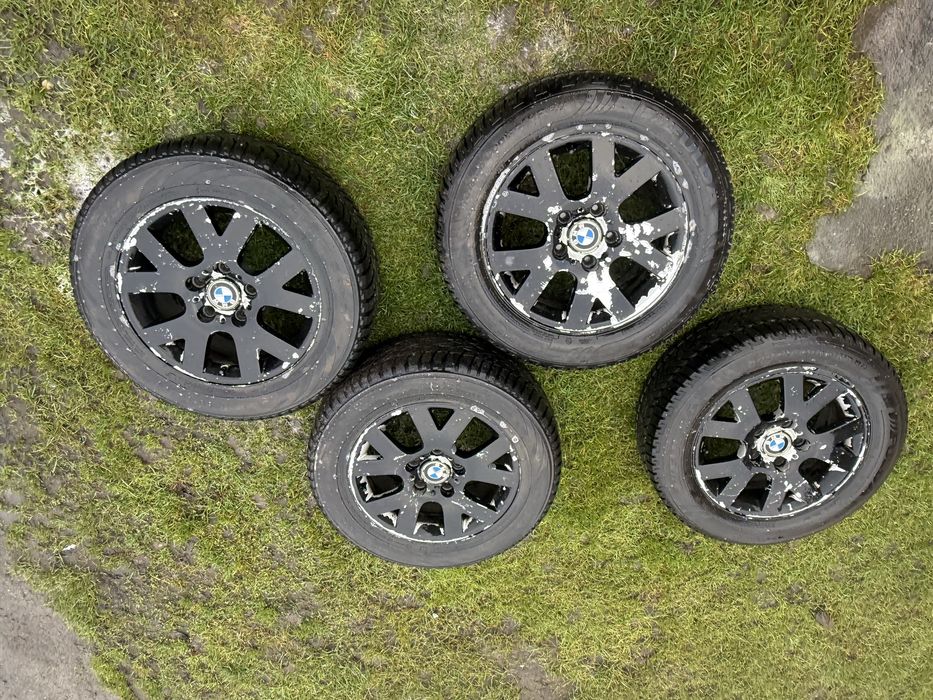 Alufelgi 16 bmw z oponami zimowymi
