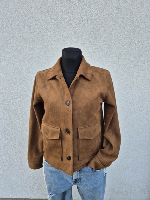 Brązowa kurtka Zara S nowa