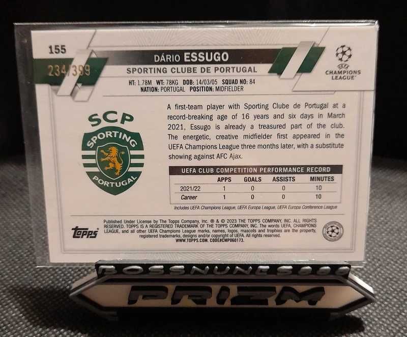 2022 Topps Chrome - Dário Essugo