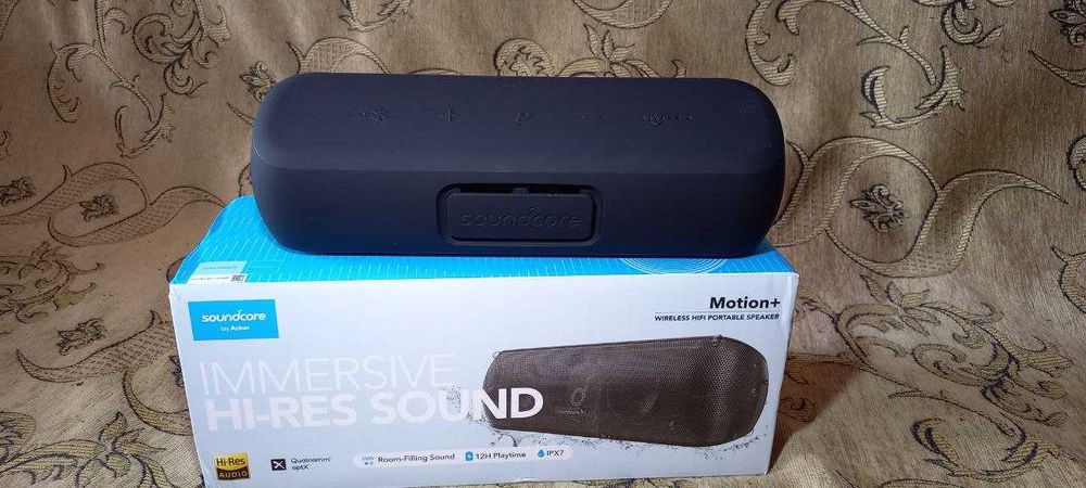 Anker Soundcore motion+, motion plus, bluetooth колонка