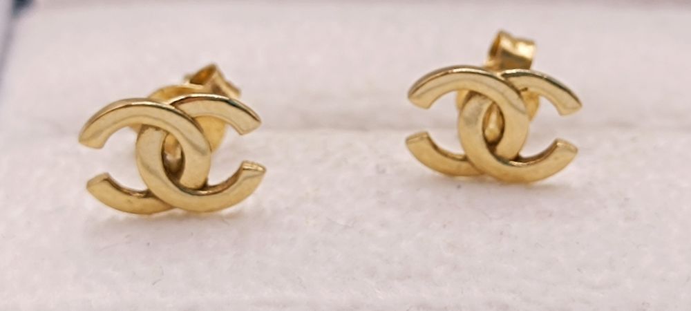 Złote kolczyki - SPOKO Lombard Pabianice skup złota