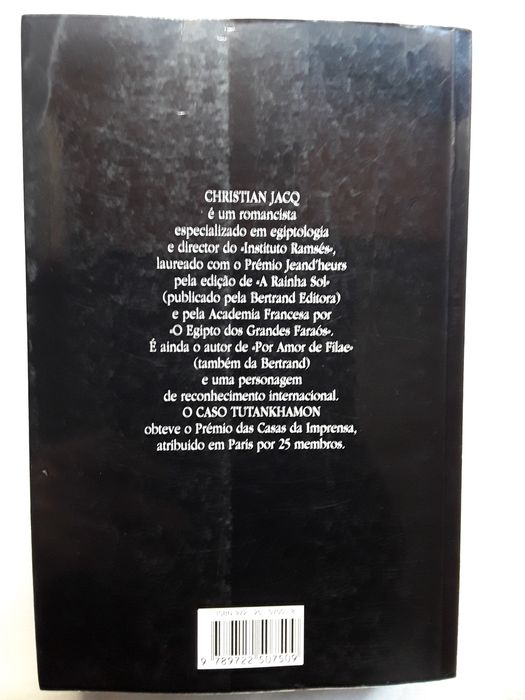 Livro: O Caso Tutankhamon, de Christian Jacq