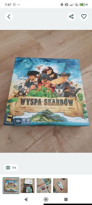 Wyspa Skarbów Złoto Johna Silvera gra planszowa