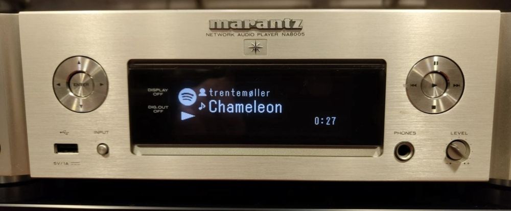 Marantz NA8005 streamer sieciowy odtwarzacz audio  + pilot ! Srebrny