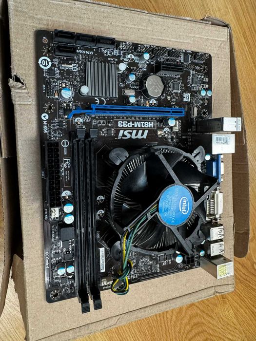 Sprzedam Płyta główna MSI H81M-P33 wraz z Procesor Intel Core i5 4460