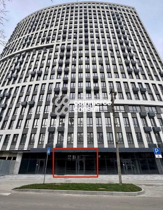 Фасадне комерційне приміщення в ЖК “Greenville Park Lviv” | 128 м²