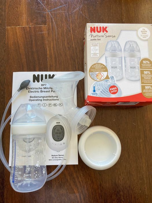 Bomba Tirar Leite Recarregável NUK Nature Sense
