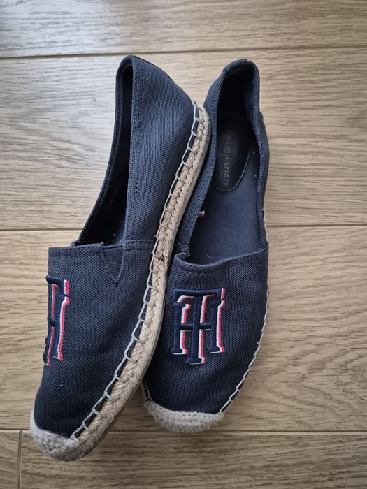 Espadryle tommy hilfiger 37 granat